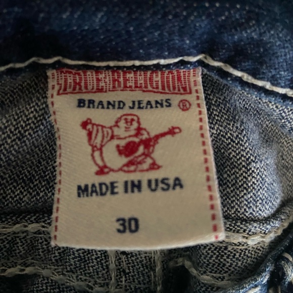 True Religion Men’s Billy Big QT jeans size 30 - Picture 8 of 10